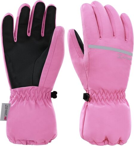 Kids Ski Gloves Waterproof Children Winter Warm Gloves 3M Thinsulate Snow Glove for Boys & Girls Skiing Snowboarding in Kuwait