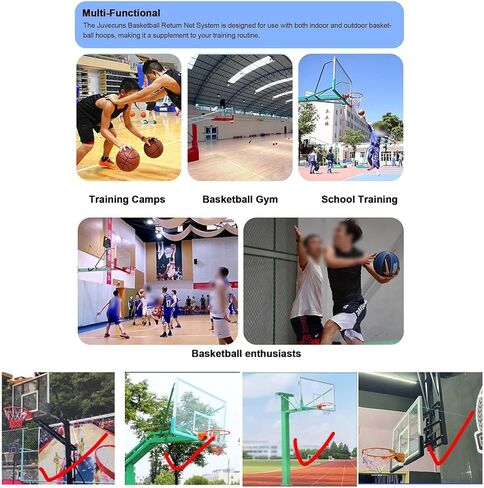 كرة السلة المصنوعة من الألومنيوم لعودة كرة السلة خفيفة الوزن مع تعليق مع شلال متوافق مع جميع الأطواق in Kuwait