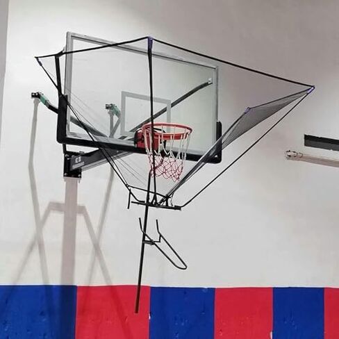 Basketballtrainer Basketball Ball Server Shot Returner Return Net Rebounder Attachment Shooting Practice Aid for Traditional Pole Wall Moun in Saudi Arabia