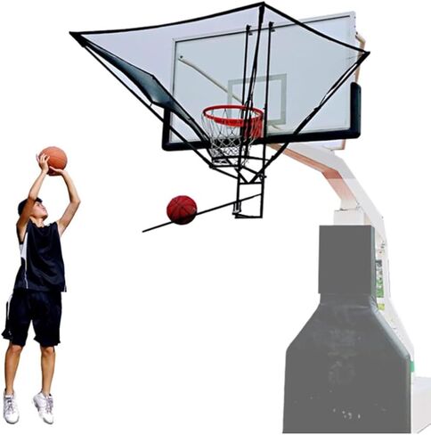 شوت كرة السلة العائدة الدورية Rebounder Net Rebounder معلقة سهلة الطي جهاز التصويب للهدف in Kuwait