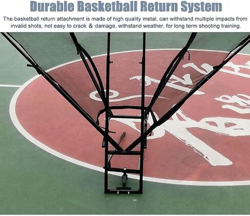 شوت كرة السلة العائدة الدورية Rebounder Net Rebounder معلقة سهلة الطي جهاز التصويب للهدف in Kuwait