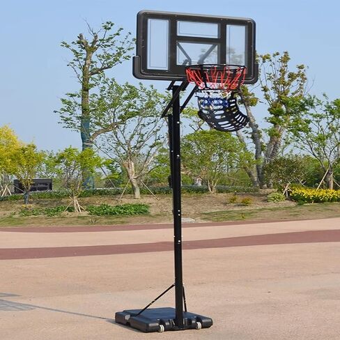 ملحق كرة السلة المعلق باللون الأسود لمدرب كرة السلة يدعم الدوران 360 درجة للاستخدام الداخلي والخارجي ومساعد الرمي المحمول والإرجاع in Kuwait