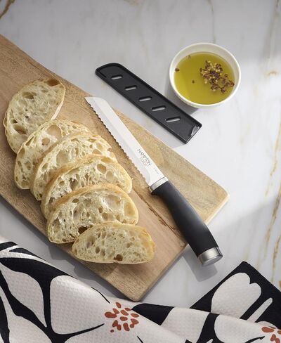 سكاكين الخبز هامبتون فورج 899370 إيبيكور مع واقيات الشفرات، مجموعة من 2 in Kuwait