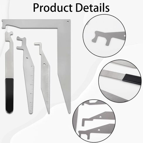مجموعة أدوات الطوارئ متعددة الأغراض لمكافحة الحرائق، 4 عبوات من أدوات الدخول القسري من الفولاذ الزنبركي عالي القوة لرجال الإطفاء والمستجيبين الأوائل المعتمدين - تصميم مدمج على شكل حرف L لعمليات الطوارئ in Kuwait