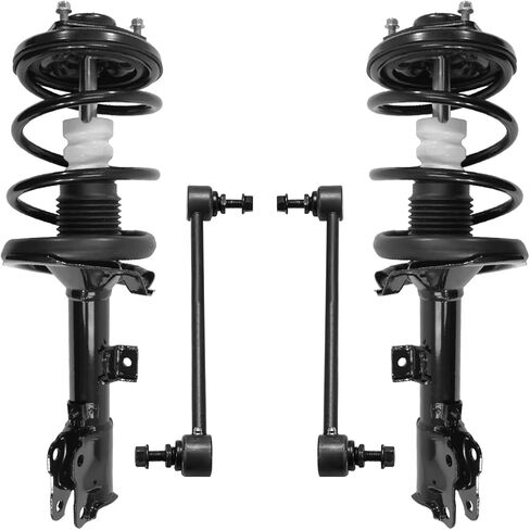 Detroit Axle - Struts Struts Still Bars لعام 2011-2018 Mitsubishi Outlander Sport ، اثنين من الدعامات مع Coil Spring Assembly 2 Sway Bar End Links 2012 2013 2015 2015 2015 2017 Resembension Kit in Saudi Arabia