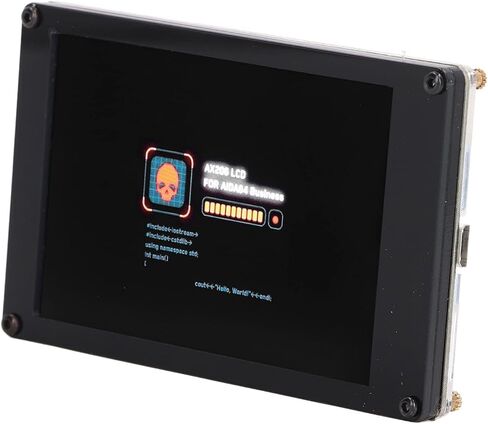 شاشة Cryfokt 3.5 بوصة، شاشة LCD اتصال USB، توافق جيد، صورة واضحة للمنتجات الإلكترونية التي تصنعها بنفسك، CRYFOKT5T4QIAFMOR in Saudi Arabia