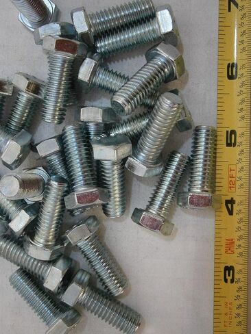 New Pack of Hex Cap Bolts 3/8-16 x 1 Grade 2 Steel Zinc Plated Lot of 18#3287 Multi-Purpose Comprehensive Hardware Fastener Assortment Kit WnyNEH07075 in Saudi Arabia