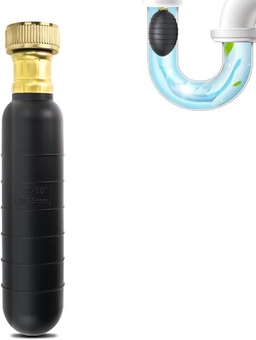 Drain Cleaning Bladder 1.5"–3", Durable Rubber Bladders Tool for Sink Shower Pipe & Sewer Unclogging in Saudi Arabia