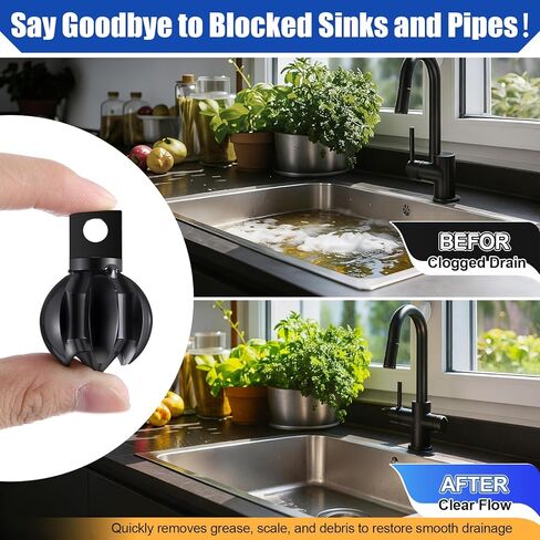 مرفق حفر ثعبان الصرف الصحي من Enhon، رأس قطع الجذر الحلزوني بقطر 1.2 بوصة لثقب الصرف، مرفق ثعبان المجاري العالمي مع واجهة 0.25 بوصة، يناسب أنابيب 1.5-3 بوصة في المطبخ والحمام والحمام in Kuwait