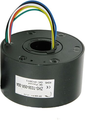 Through Hole Conductive Slip Ring 360° Rotation Inner Diameter 38mm 5-Way 30A in Saudi Arabia