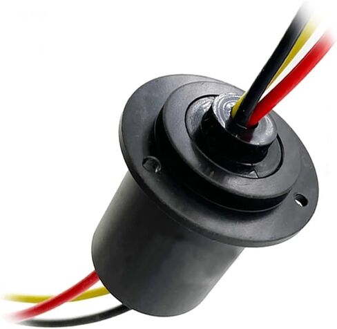1pcs High Power High Current Conductive Slip Ring 3 Channel 60A Collector Ring with Flange Diameter 35mm Rotary Joint Connector in Saudi Arabia