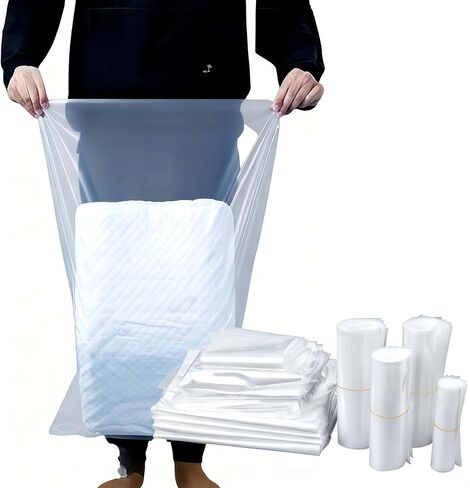 50 Pack Nylon Bags for Termite Fumigation – 20x30 Inch Thick Storage Bags for Food and Household Items – 2.36 Mil PE Barrier Bags with Resealable Design for Home Prep in Kuwait