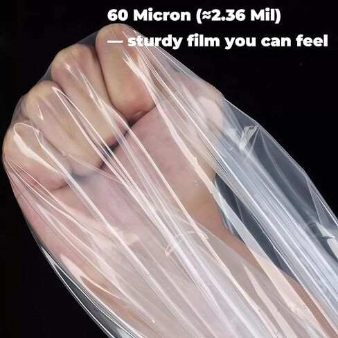 50 Pack Nylon Bags for Termite Fumigation – 20x30 Inch Thick Storage Bags for Food and Household Items – 2.36 Mil PE Barrier Bags with Resealable Design for Home Prep in Kuwait