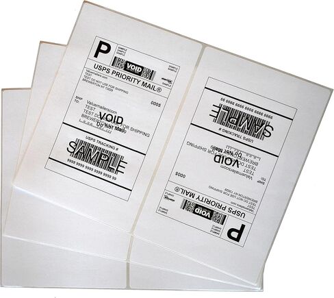 2000 Premium Self Adhesive Blank Shipping Labels 8.5x5.5 in Saudi Arabia