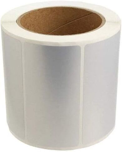 HellermannTyton TAG79T1-795 Thermal Transfer Label, 4.0" X 2.0", 1 Across, Polyester, Silver, 500/RL in Saudi Arabia