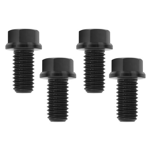 4PCS Titanium Bolts M8X25mm, Lightweight Design | Ideal for Humid/Salty Environments Flanged Hex Screws for Automotive & Motorcycle Components Upgrade (Burnt Blue) in Saudi Arabia