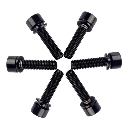 M5x12mm Bike Bolt with Washer Titanium Finish Screw for Motorcycle Bicycle Water Bottle Cage Bolts Parts 6Pack Burnt Blue in Saudi Arabia