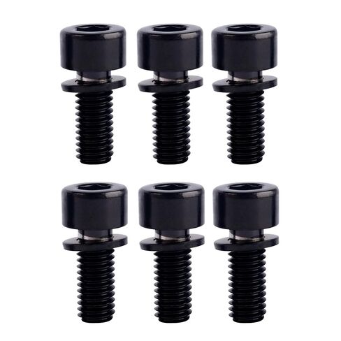 M5x12mm Bike Bolt with Washer Titanium Finish Screw for Motorcycle Bicycle Water Bottle Cage Bolts Parts 6Pack Burnt Blue in Saudi Arabia