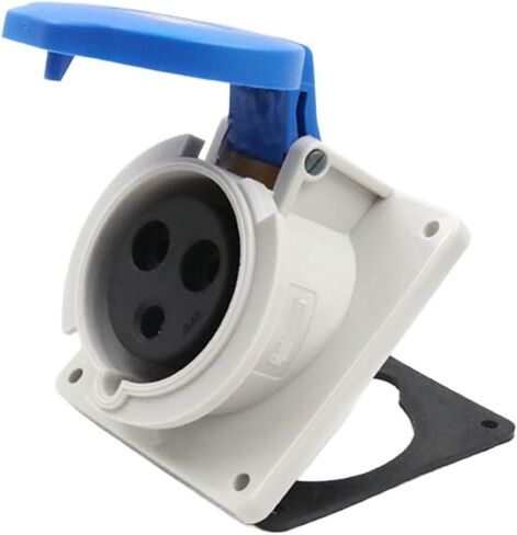 Industrial socket connector socket TYPR3801 (32A3 core) tilt seat IP44 in Kuwait
