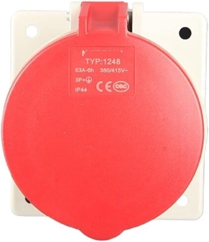 Industrial aviation concealed direct socket TYP:1248 63A 4 core in Kuwait