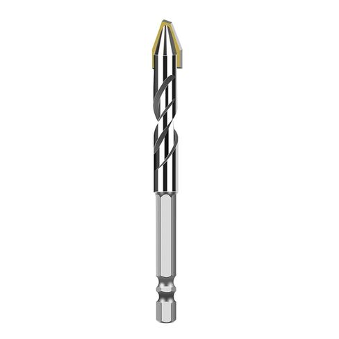 Hex Shank Eccentric Drill Bit Set for Brick Steel Tile Wood Glass Plastic Wall Mirror Masonry Concrete Drill Bit Set(5PCS 10mm) in Saudi Arabia