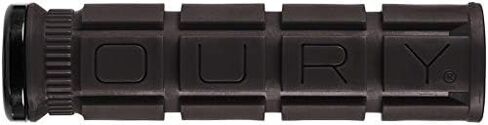 مقابض القفل V2 أحادية الجانب من Oury باللون الأسود اللامع، مطاط متين، سهل التركيب، مثالي لركوب الدراجات الجبلية والطرق in Kuwait