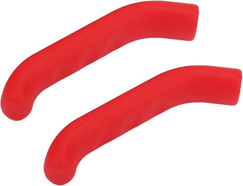 5 Colors Bike Brake Lever Cover Silicone Grips Anti Slip Waterproof Protector (Red) in Saudi Arabia