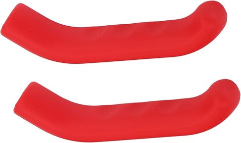 5 Colors Bike Brake Lever Cover Silicone Grips Anti Slip Waterproof Protector (Red) in Saudi Arabia
