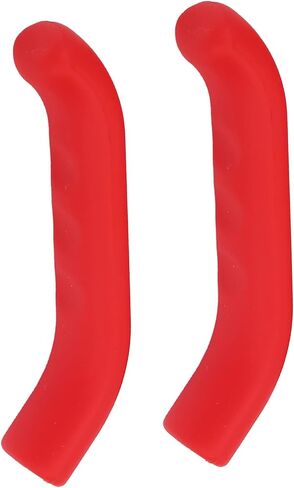 5 Colors Bike Brake Lever Cover Silicone Grips Anti Slip Waterproof Protector (Red) in Saudi Arabia