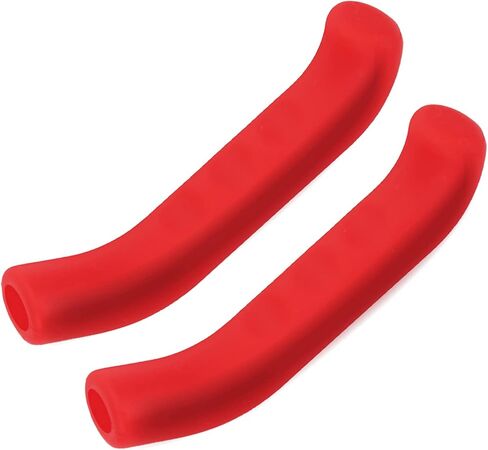 5 Colors Bike Brake Lever Cover Silicone Grips Anti Slip Waterproof Protector (Red) in Saudi Arabia