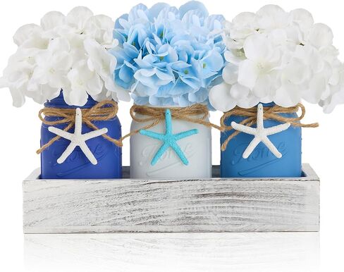 ديكور مائدة السقوط ، قطع الشكر المركزية للطاولات مع جرة ماسون ، بابيس تنفس الزهور الاصطناعية ، صينية خشبية ، زخارف مركزية الخريف لطاولات الطعام المنزلية الداخلية ، ديكور الخريف in Kuwait