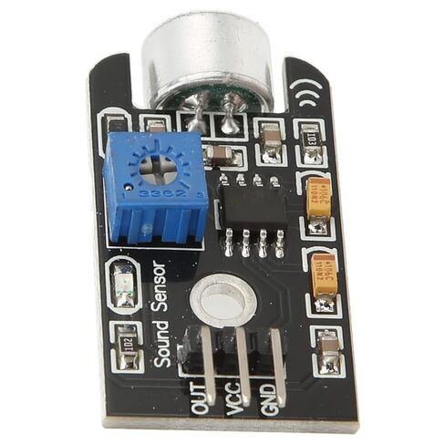 Microphone Sensor Sound Module - High Sensitivity Analog Output Voice Detector for - 5V Gain Adjustable in Saudi Arabia