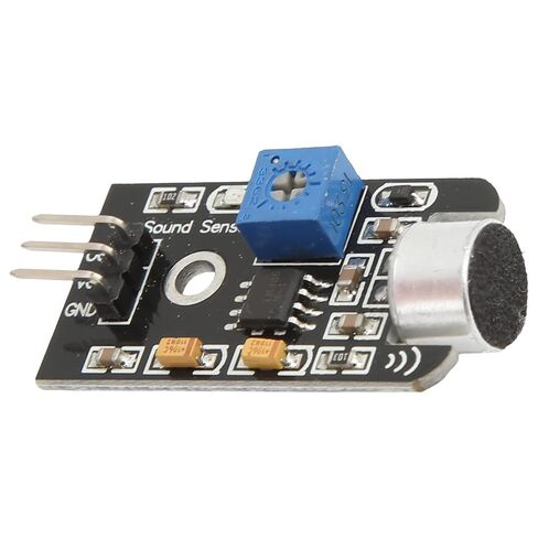 Microphone Sensor Sound Module - High Sensitivity Analog Output Voice Detector for - 5V Gain Adjustable in Saudi Arabia