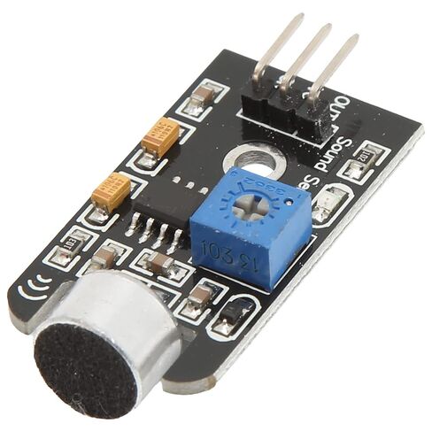Microphone Sensor Sound Module - High Sensitivity Analog Output Voice Detector for - 5V Gain Adjustable in Saudi Arabia