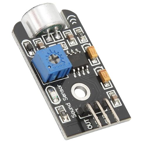 Microphone Sensor Sound Module - High Sensitivity Analog Output Voice Detector for - 5V Gain Adjustable in Saudi Arabia