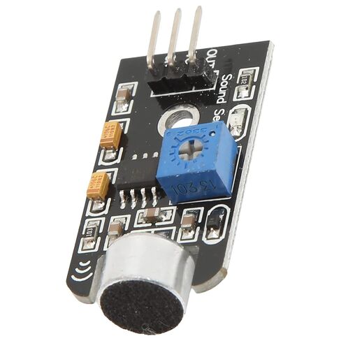 Microphone Sensor Sound Module - High Sensitivity Analog Output Voice Detector for - 5V Gain Adjustable in Saudi Arabia