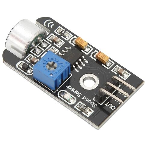 Microphone Sensor Sound Module - High Sensitivity Analog Output Voice Detector for - 5V Gain Adjustable in Saudi Arabia