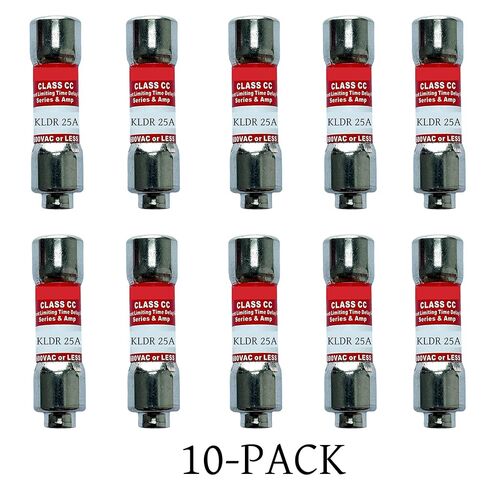 10 عبوات جديدة KLDR-25 KLDR-25A 600Vac صمام تأخير الوقت، KLDR 25A Class CC Cartridge Fuse in Saudi Arabia