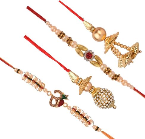 Efulgenz Rakshabandhan هدية Rakhi للأخ بهايا بهابهي المصنوعة يدويًا راخيس من أجل راكشاباندان in Saudi Arabia