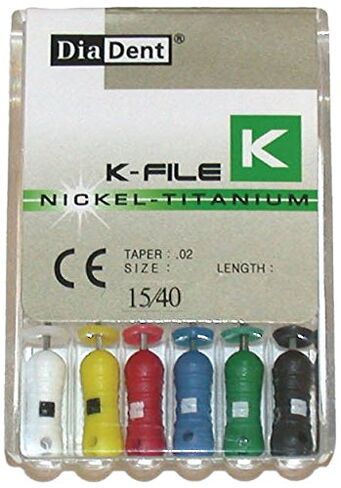 مبرد DiaDent 502-309 K، طول 31 مم، حجم الطرف #45 (عبوة من 6 قطع) in Kuwait