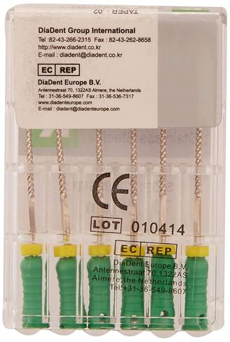 مبرد DiaDent 502-213 K، طول 25 مم، حجم الطرف #70 (عبوة من 6 قطع) in Kuwait
