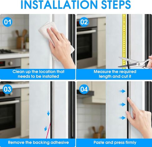 D-Shaped Self Adhesive Door Weather Stripping, Door Seal Strip for Door Frame Window & Garage Door, 20Ft Black (3/8" W × 1/4" T) Soundproof Draft Stopper for Dust Blocking & Energy Saving in Saudi Arabia