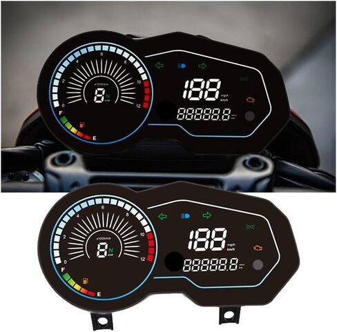 Motorcycle Odometer Motorcycle Digital Odometer Universal Meter for 150z 150sz 170z Dual Tachometer Odometer Instrument Panel in Saudi Arabia