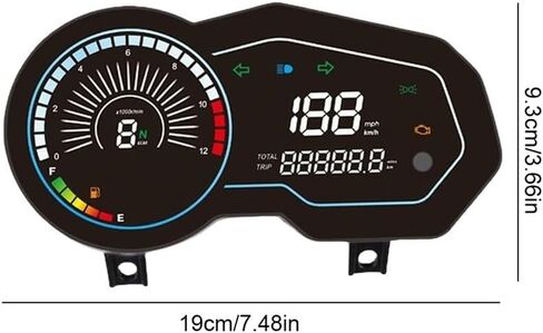 Motorcycle Odometer Motorcycle Digital Odometer Universal Meter for 150z 150sz 170z Dual Tachometer Odometer Instrument Panel in Saudi Arabia
