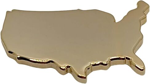 Wild Horses California Golf Ball Marker - Magnetic Gold Metal with Embossed Logo - 1.25" Location Outline Design for Hat Clip or Pocket - Great Golf Gift in Kuwait