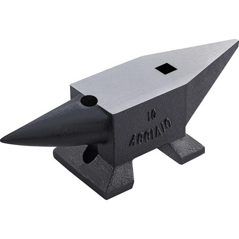 Happybuy Cast Iron Anvil, 22 Lbs/10kg, Large Countertop, Stable Base, High Hardness, for Shaping and Bending and Work, Black in Saudi Arabia