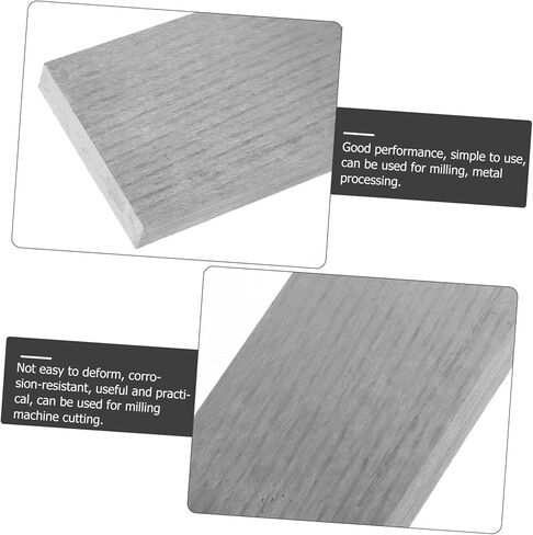 DIYEAH Square Iron Flat Plate for Industrial Use Flat Bar for Milling and Metal Processing No Burrs Easy to Use Versatile Iron Block Accessory in Saudi Arabia
