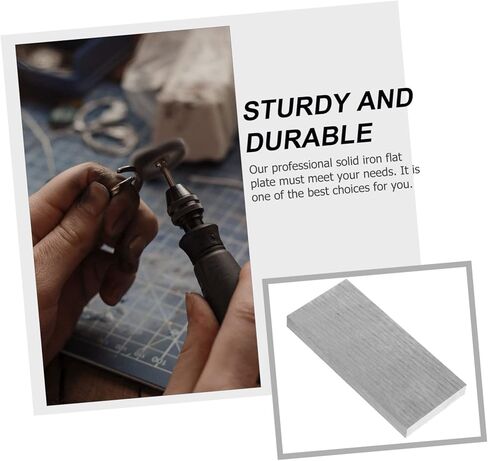DIYEAH Square Iron Flat Plate for Industrial Use Flat Bar for Milling and Metal Processing No Burrs Easy to Use Versatile Iron Block Accessory in Saudi Arabia