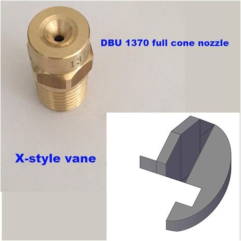 فوهة رش مخروطية نحاسية صلبة لتبريد آلة الصب المستمر في الصناعة in Kuwait