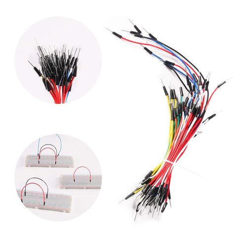 130pcs Jumper Wires Solderless Flexible Breadboard Cable Male to Male Compatible with Arduino Breadboard and Circuit Board in Saudi Arabia